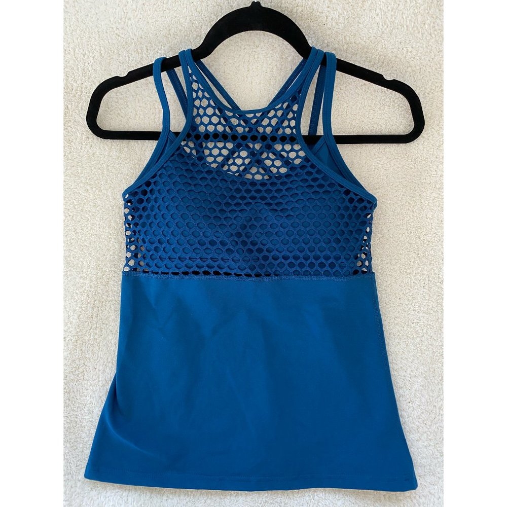 POPFLEX Active Courage Cami in Indigo NWOT